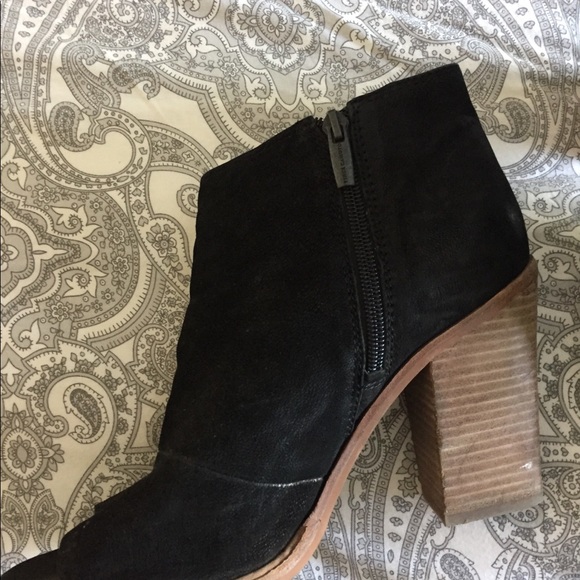 Black Vince Camuto open toe bootie size 9 - Picture 4 of 8